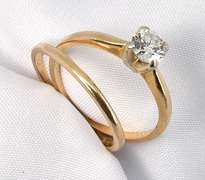 Estate .45 Ct. Diamond Wedding Set