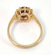 Traditional Oval Amethyst Ring