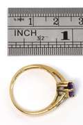Classic Pear Shaped Amethyst Ring