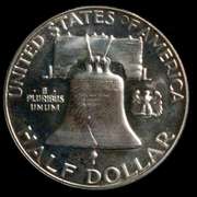 1955 Gem Cameo Proof Franklin Half Dollar