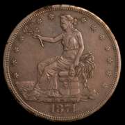 1874 S Trade Dollar