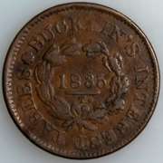 1835 Bucklins Bookkeeping Interest Tables Hard Times Token