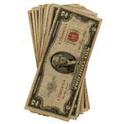 20 Various 1953 Series Red Seal $ 2 US Notes