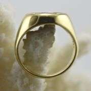 Unisex 18K Ancient Coin-Style Ring