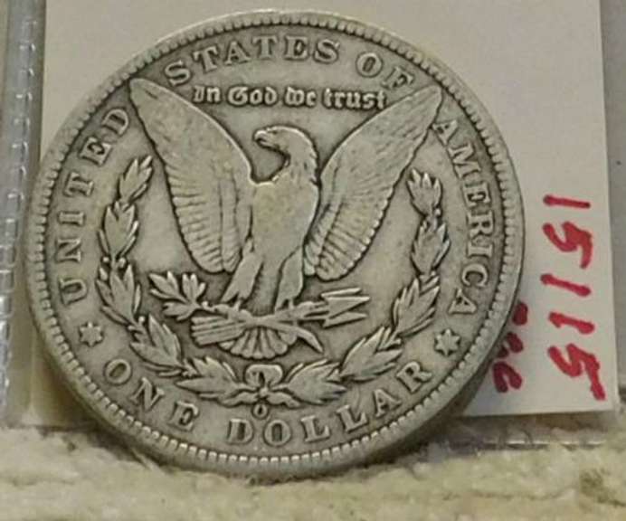 1888-O Morgan  Dollar, circulated,
