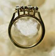 Beautiful 18K Sapphire and Diamond Ring