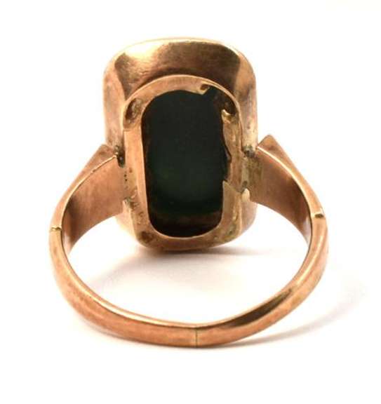 Angelic Cameo Ring in 10K Yellow Gold
