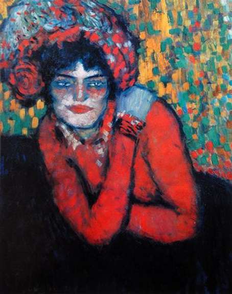 Pablo Picasso, Harlot With Hand On Her Shoulder