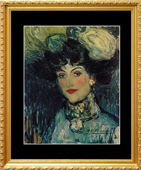 Pablo Picasso, Woman With A Plummed Hat