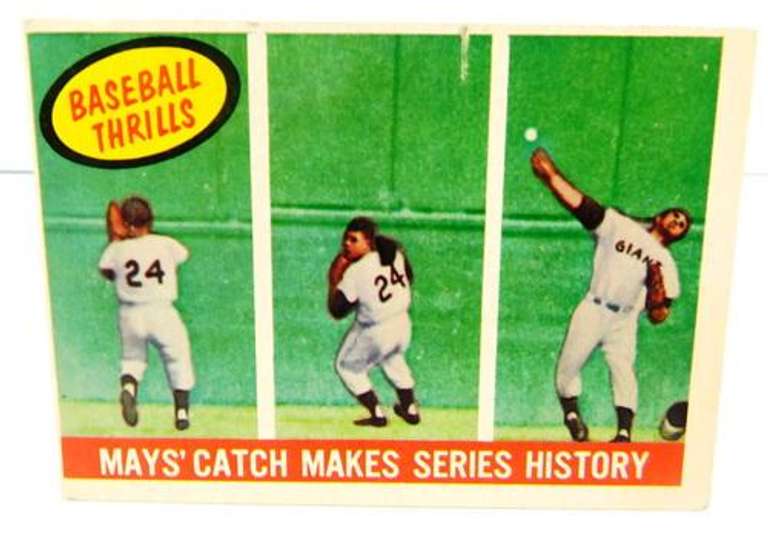 Baseball Thrills May's Catch Makes Series History