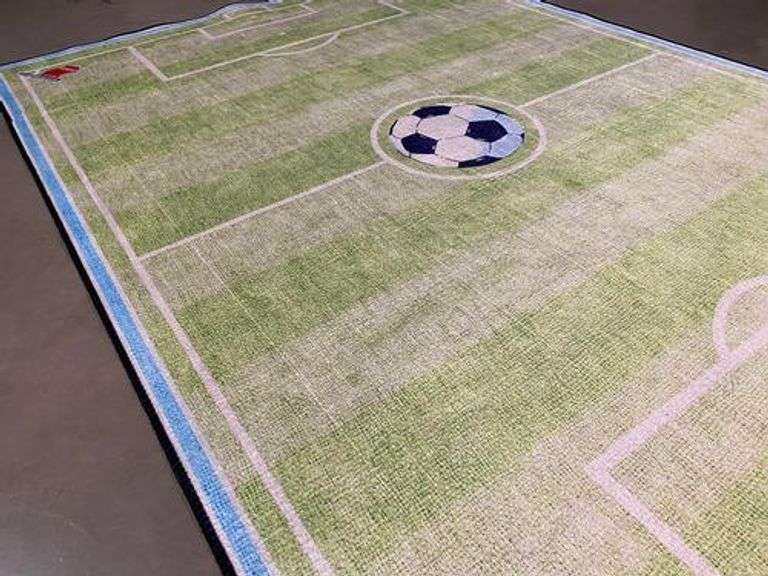 Modern kids Soccer Filed Design 5 x 8