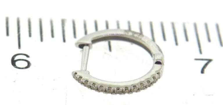 Favorite White Gold Diamond Huggies Earrings