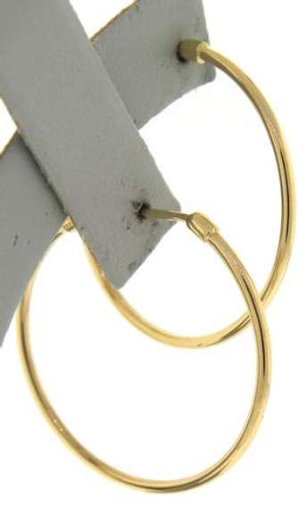 Gabriel & Co 30mm High Polish Hoop Earrings