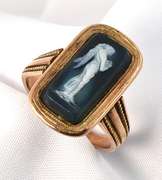 Angelic Cameo Ring in 10K Yellow Gold