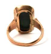 Angelic Cameo Ring in 10K Yellow Gold