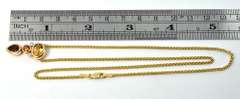 Charming Citrine, Garnet, & Diamond 14K Necklace
