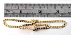 Ritzy Sapphire &  Diamond Bracelet in 14K YG