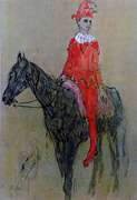 Pablo Picasso, Harlequin On Horseback