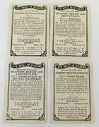 4 German Tobacco Sports Trade Cards