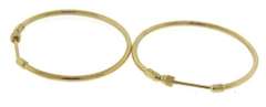 Gabriel & Co 30mm High Polish Hoop Earrings