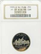 3 Graded U.S. State Quarters