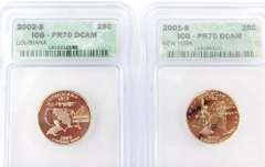 3 Graded U.S. State Quarters