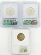 3 Graded U.S. State Quarters