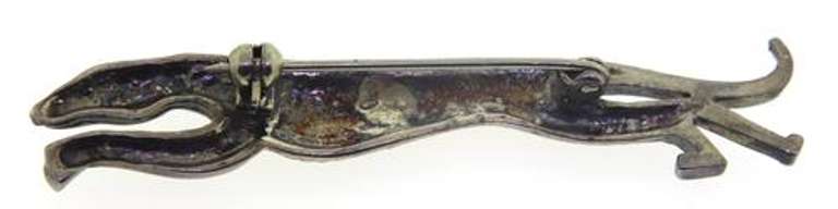 Marcasite Sterling Silver Brooch