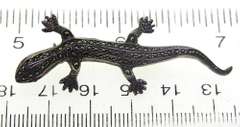 Sterling Silver Marcasite Lizard Brooch