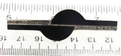 Sterling Silver Black Onyx and Marcasite Brooch