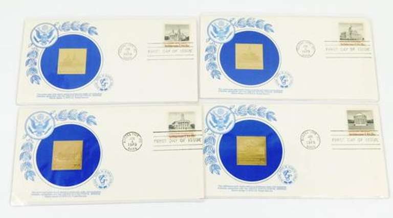 4 - 1979 1st Day Covers & 14K Stamps, Architecture