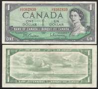 $1 1954 O/P Beattie and Rasminsky Circulated