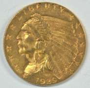Real lovely 1929 US $2.50 Indian Gold Piece