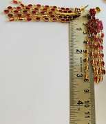 Beautiful 14kt Gold & Ruby Earrings, 30+ Carats!