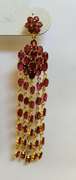 Beautiful 14kt Gold & Ruby Earrings, 30+ Carats!