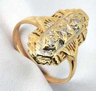 Popular Filigree Ring With Diamonds