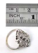 Vintage Filigree 18k WG Diamond Ring