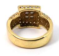 Flashy Modern Diamond Cluster