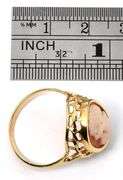 Feminine 14k Cameo Ring
