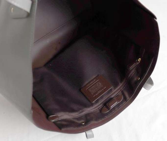 Designer Pre owned Coach Calf Leather Tote