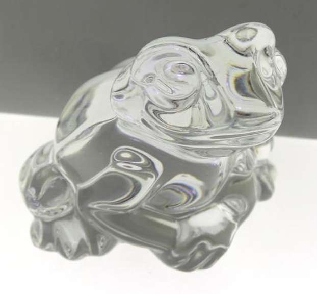 Bohemia Crystal Frog Miniature Sculpture