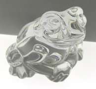 Bohemia Crystal Frog Miniature Sculpture