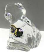 Bohemia Crystal Frog Miniature Sculpture