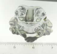 Bohemia Crystal Frog Miniature Sculpture