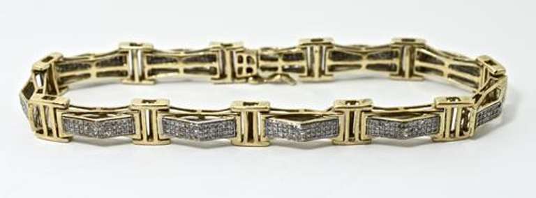 Sparkly Eye-Catching Unisex Diamond Bracelet