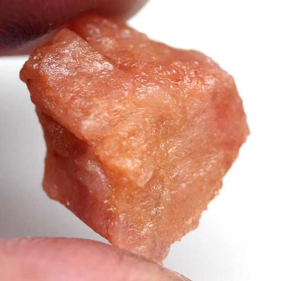 Unique 12.01ct pinkish orange uncut Tourmaline