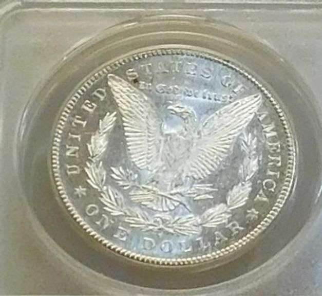 1878-S Morgan Dollar, ANACS MS-62, Rev great DMPL