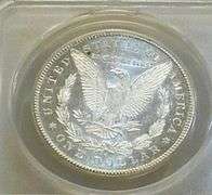 1878-S Morgan Dollar, ANACS MS-62, Rev great DMPL
