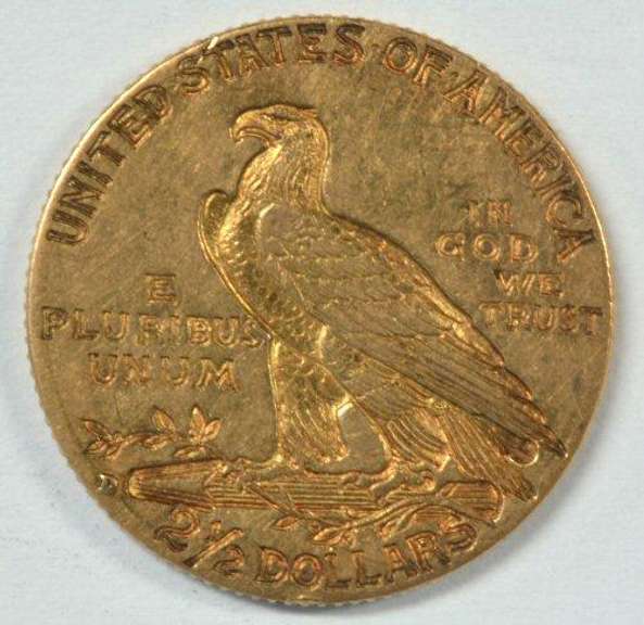 Scarcer 1914-D US $2.50 Indian Gold Piece