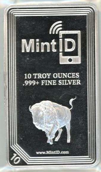 Special NFC Chip Verified 10 oz. Pure Silver Bar Sealed